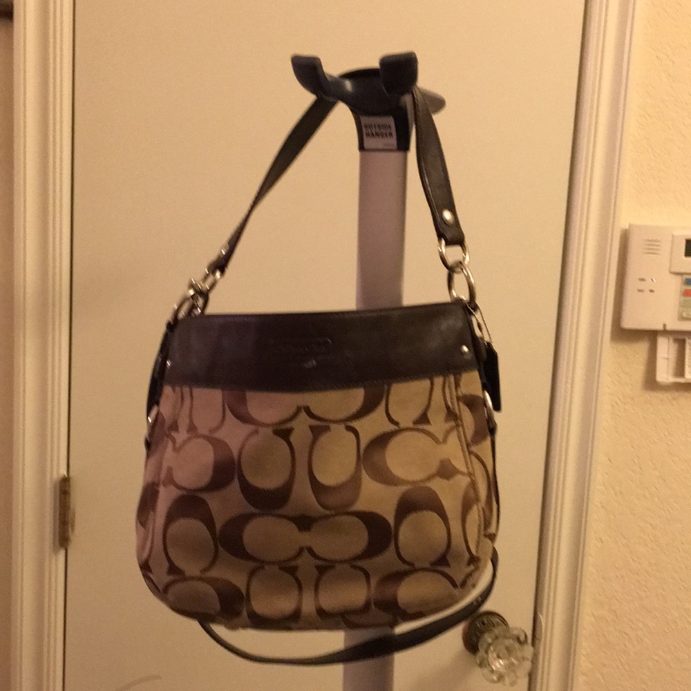 Coach signature handbag